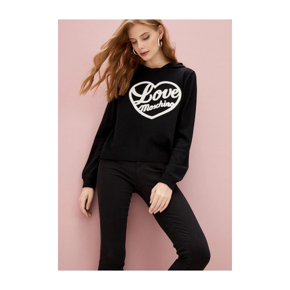 Love Moschino Black Cotton Women Jeans by Love Moschino