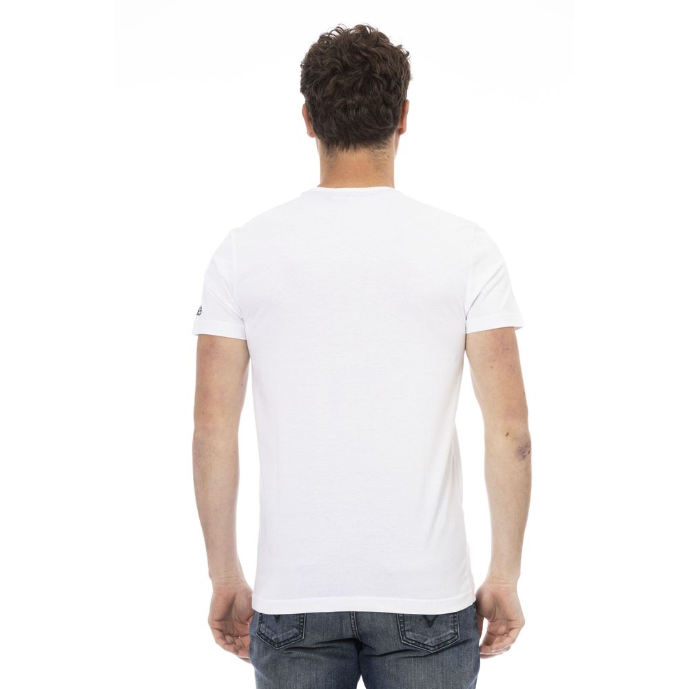 T-shirt Trussardi Action en coton blanc pour homme