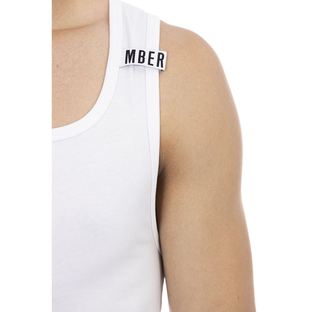 Débardeur Bikkembergs en coton blanc pour homme