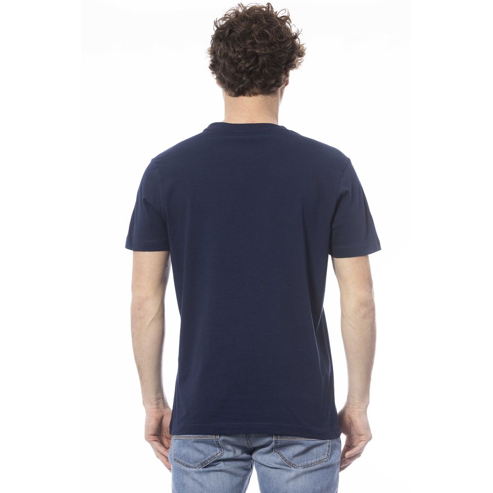 T-shirt homme en coton bleu Invicta