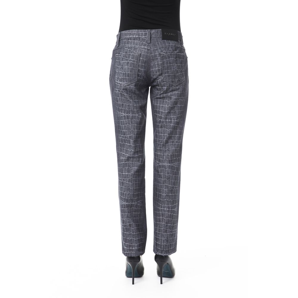 BYBLOS Black Viscose Women Pants by BYBLOS