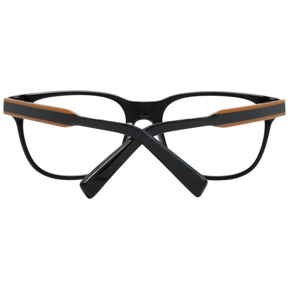Montures de lunettes noires Ermenegildo Zegna pour homme