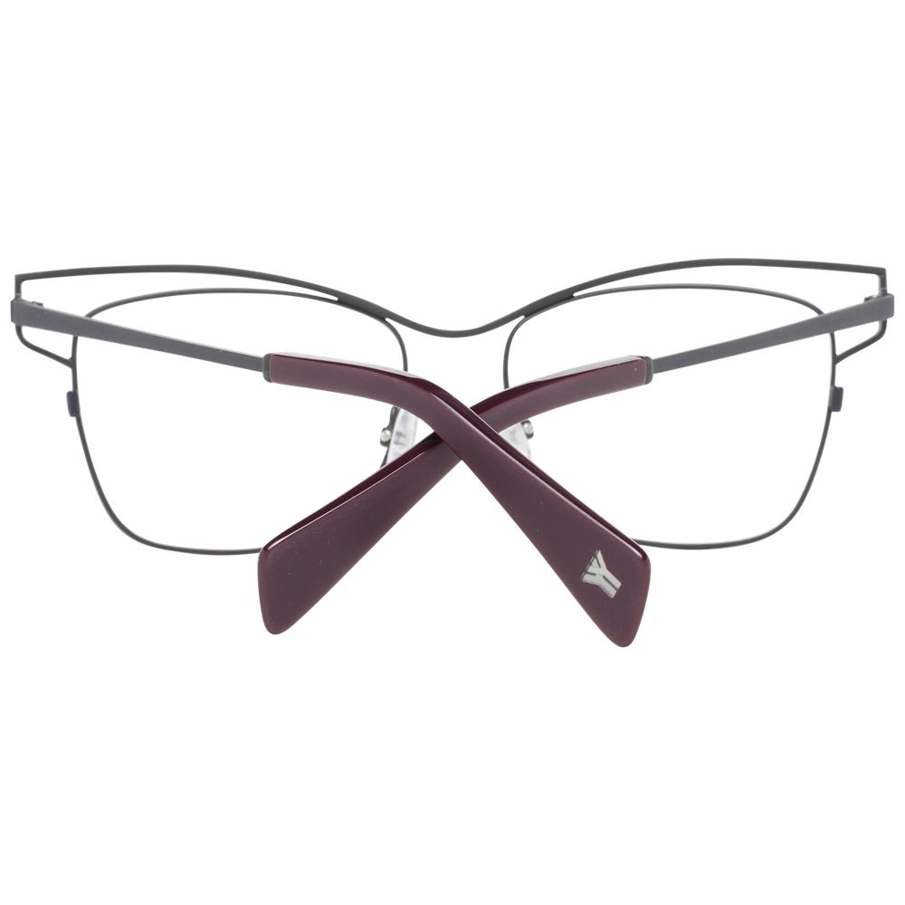 Montures de lunettes de vue grises pour femmes Yohji Yamamoto