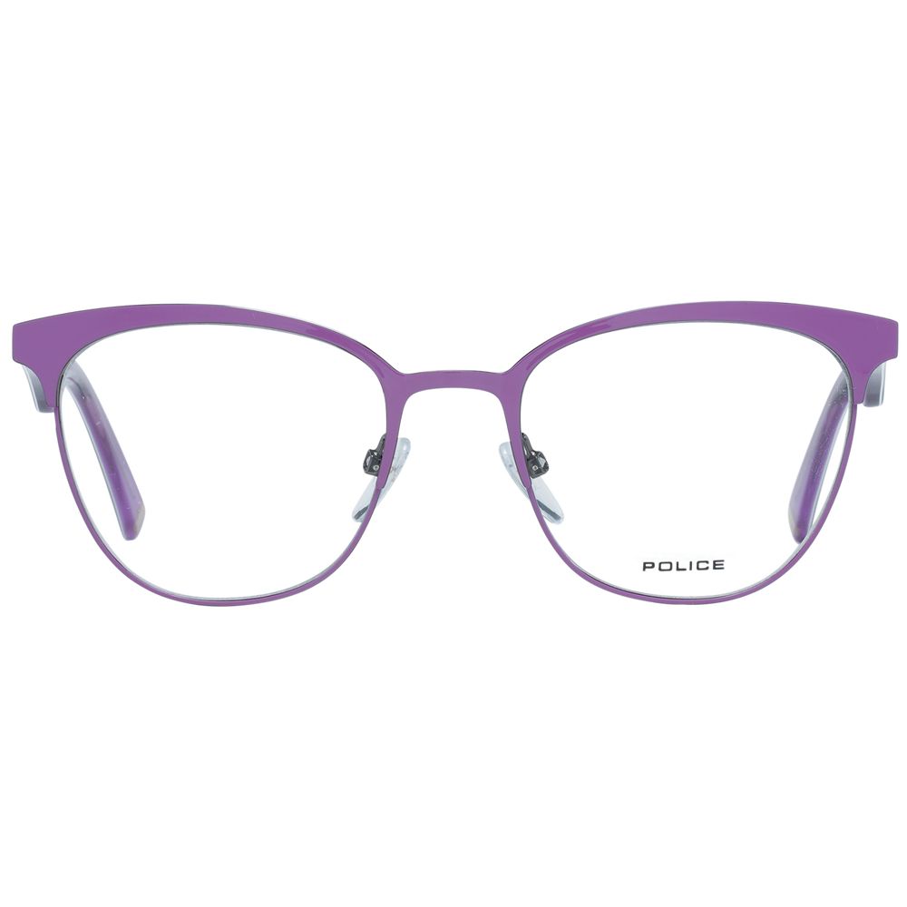 Montures optiques violettes pour femmes de la police