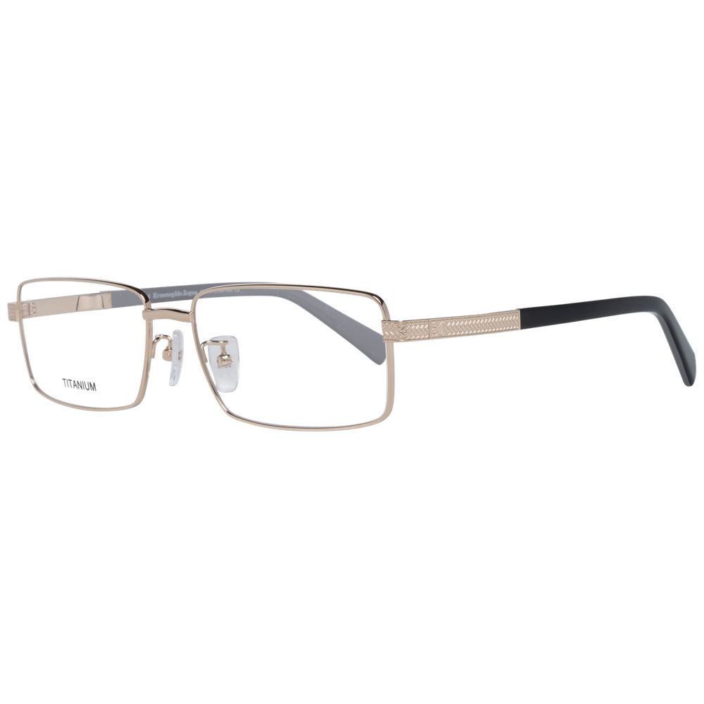 Montures optiques pour homme Ermenegildo Zegna Gold