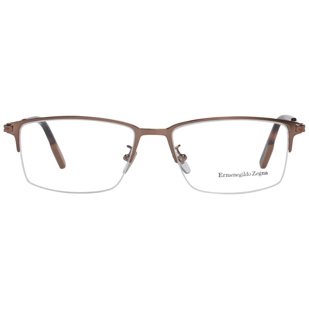 Montures de lunettes pour homme Ermenegildo Zegna Bronze