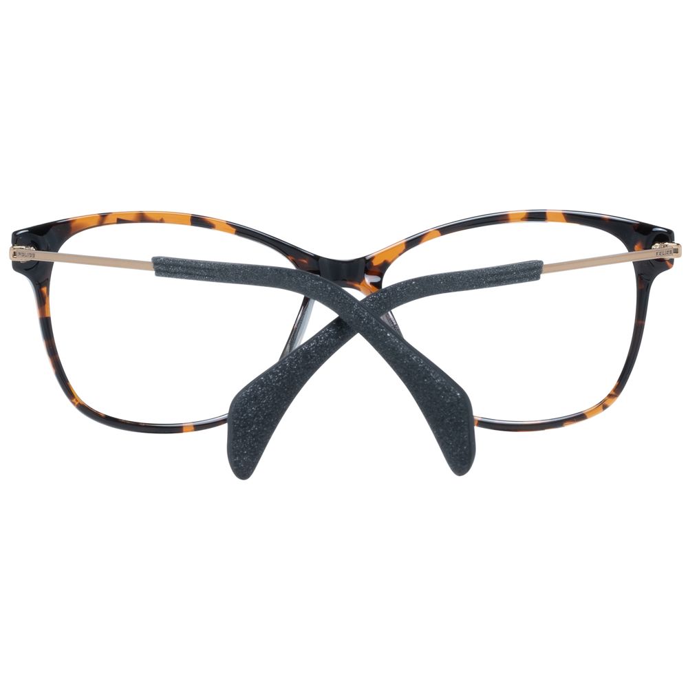 Montures optiques marron pour femmes de la police