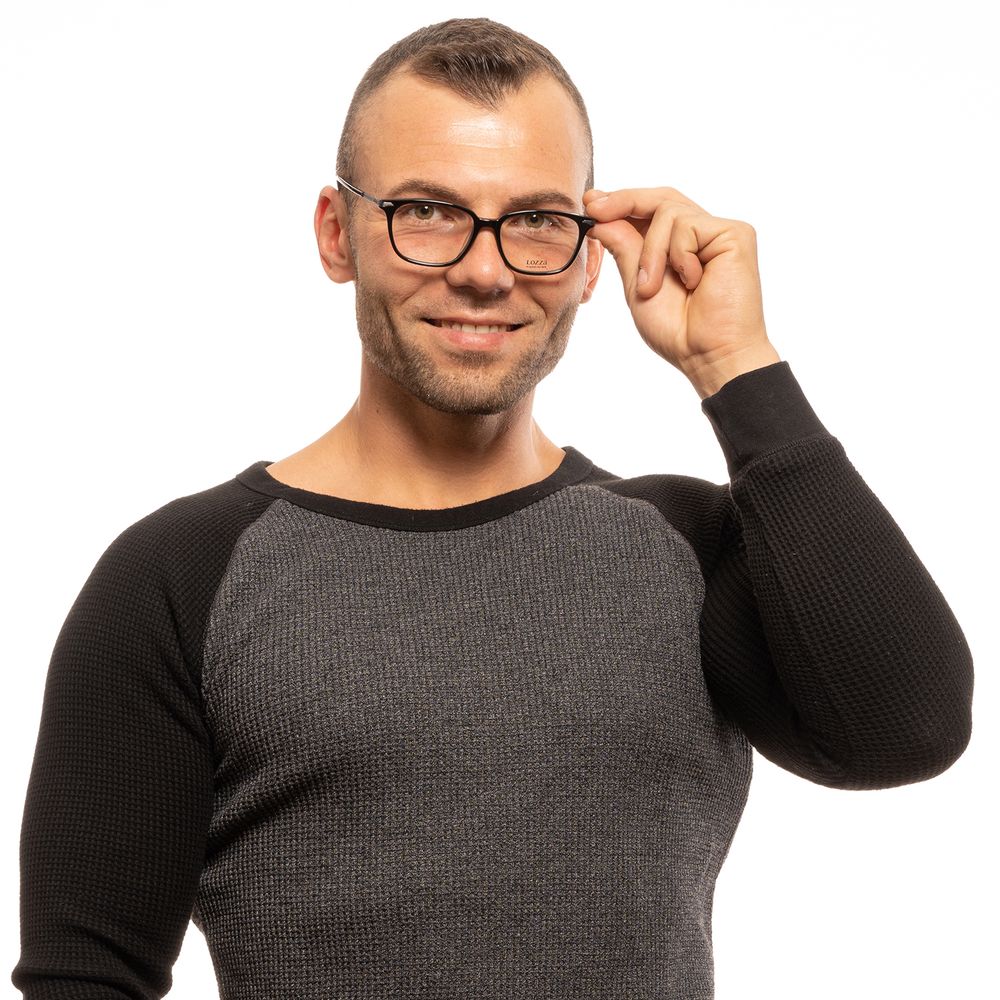 Montures optiques noires pour hommes Lozza