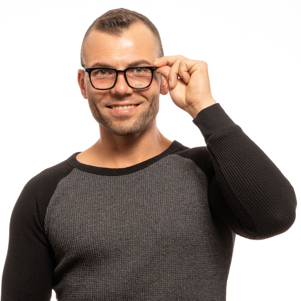 Montures optiques noires pour hommes Lozza
