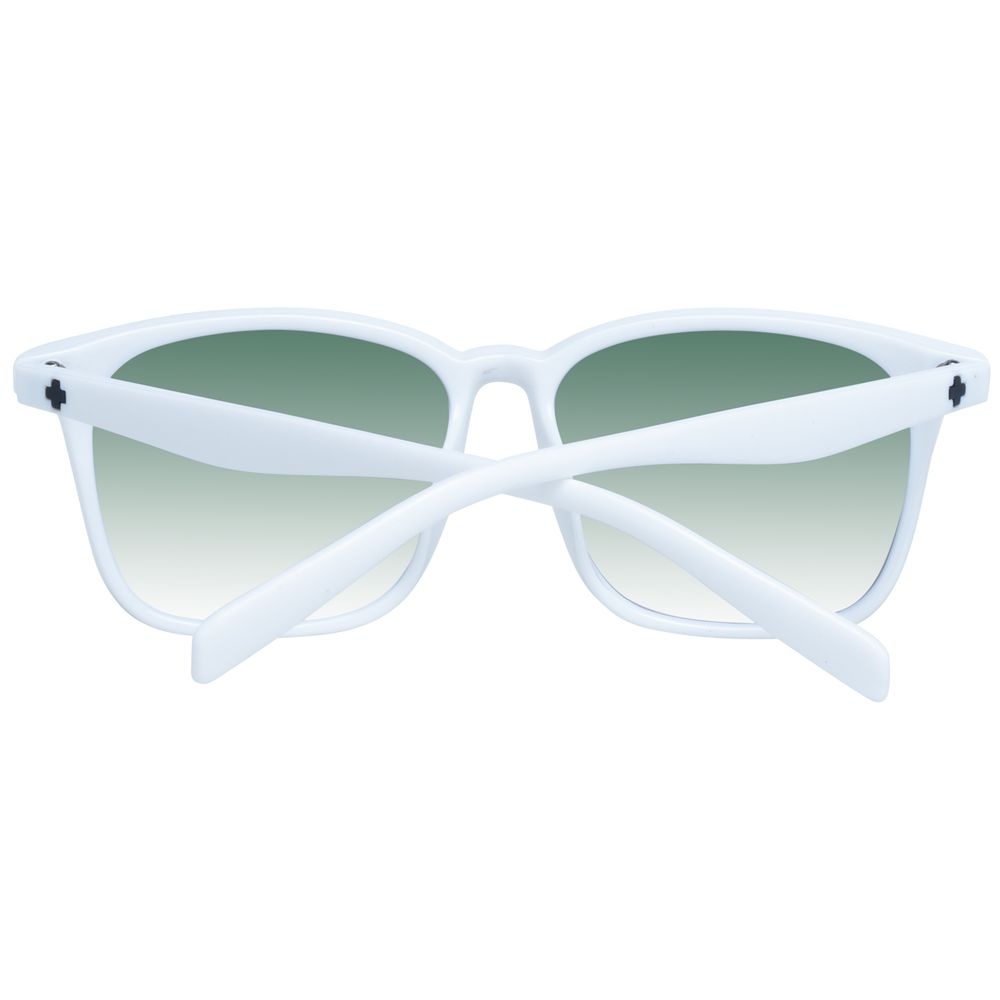 Lunettes de soleil unisexes blanches Spy