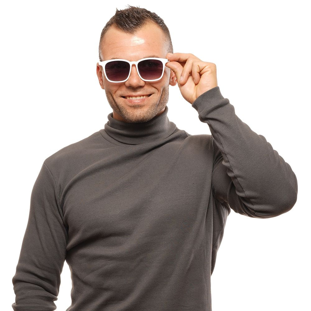 Lunettes de soleil unisexes blanches Spy