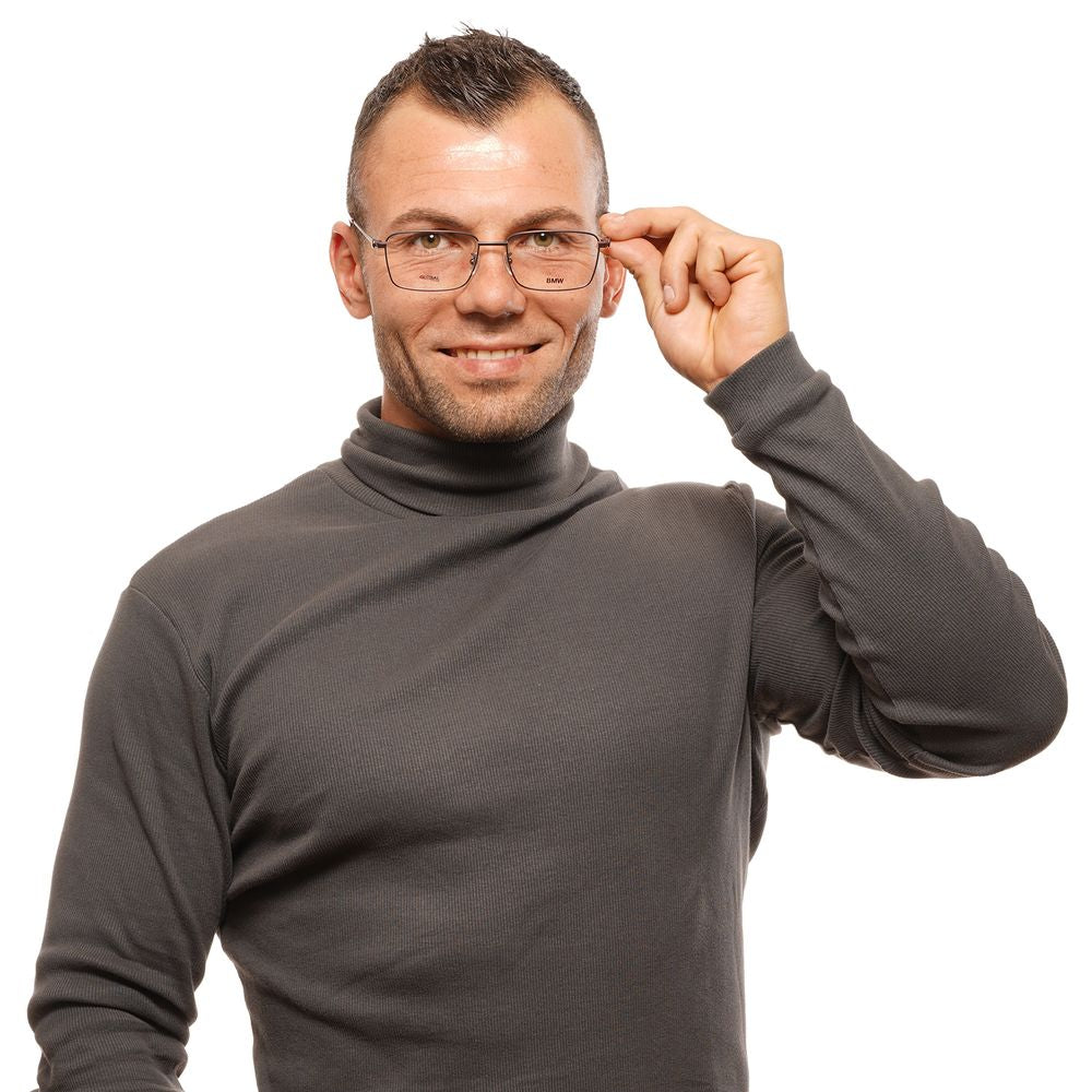 Montures optiques BMW grises pour hommes
