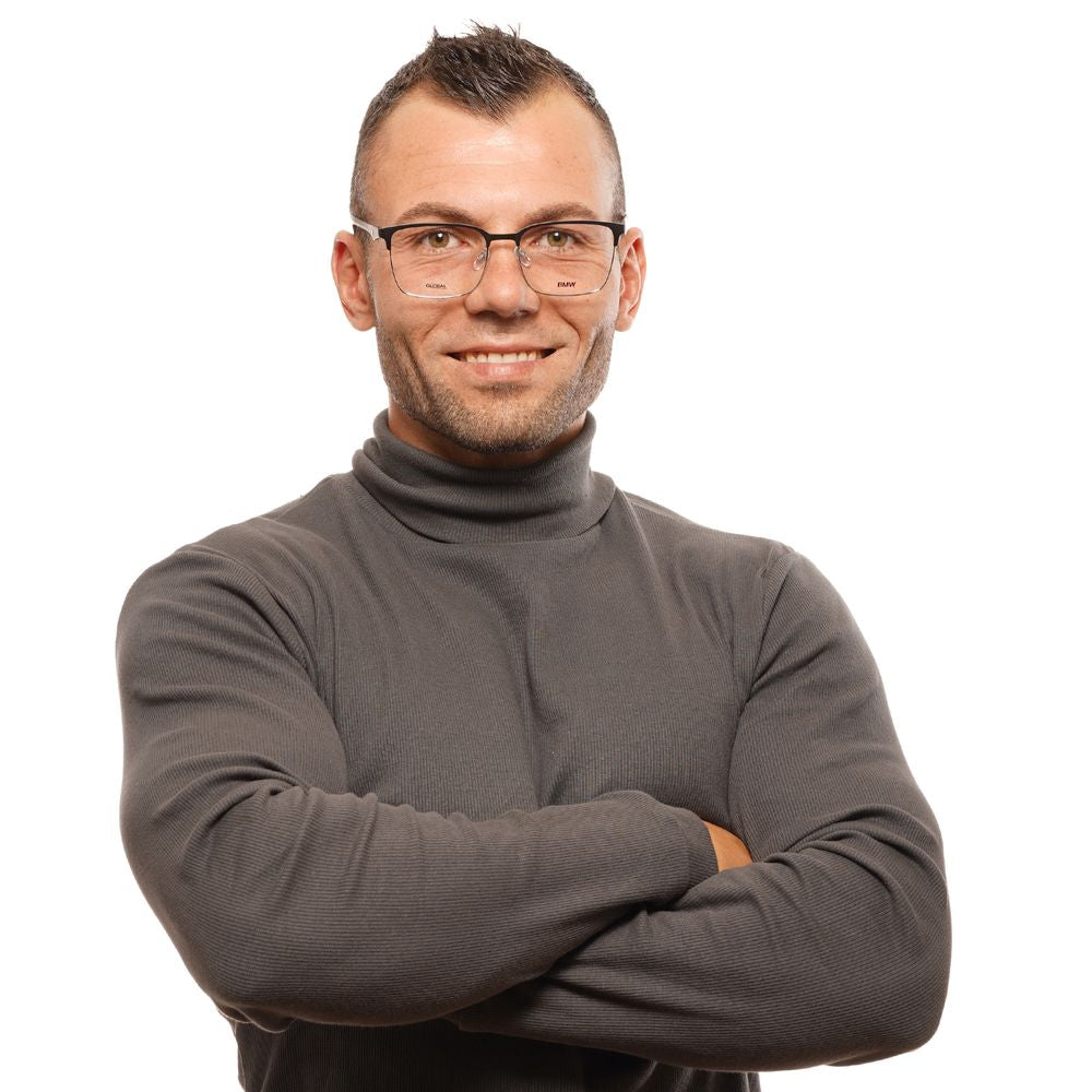 Montures optiques BMW noires pour hommes