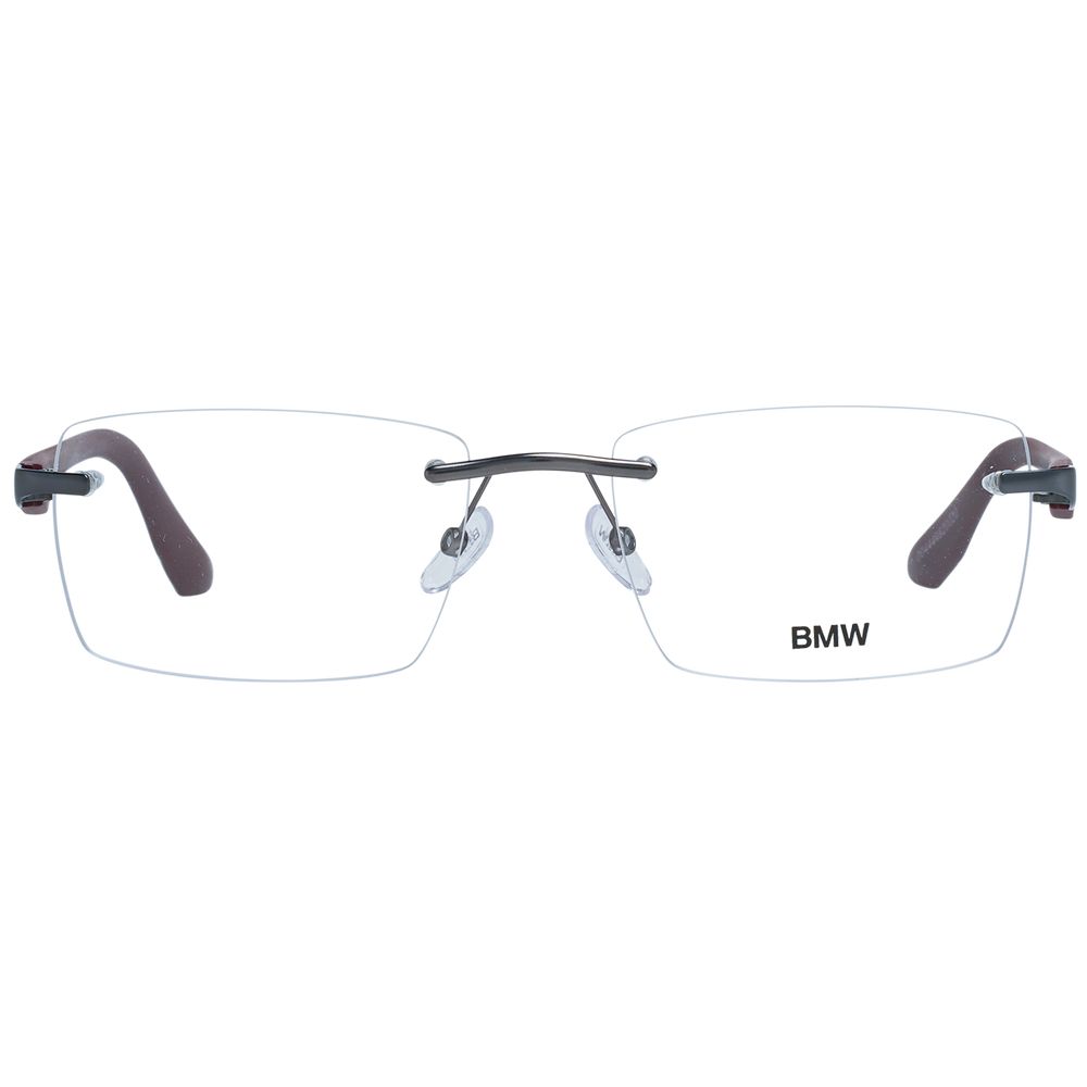 Montures optiques BMW grises pour hommes