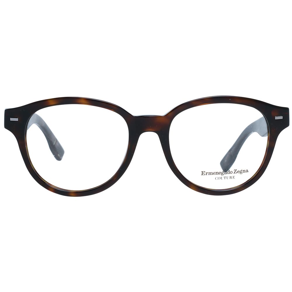 Montures de lunettes marron Ermenegildo Zegna pour homme