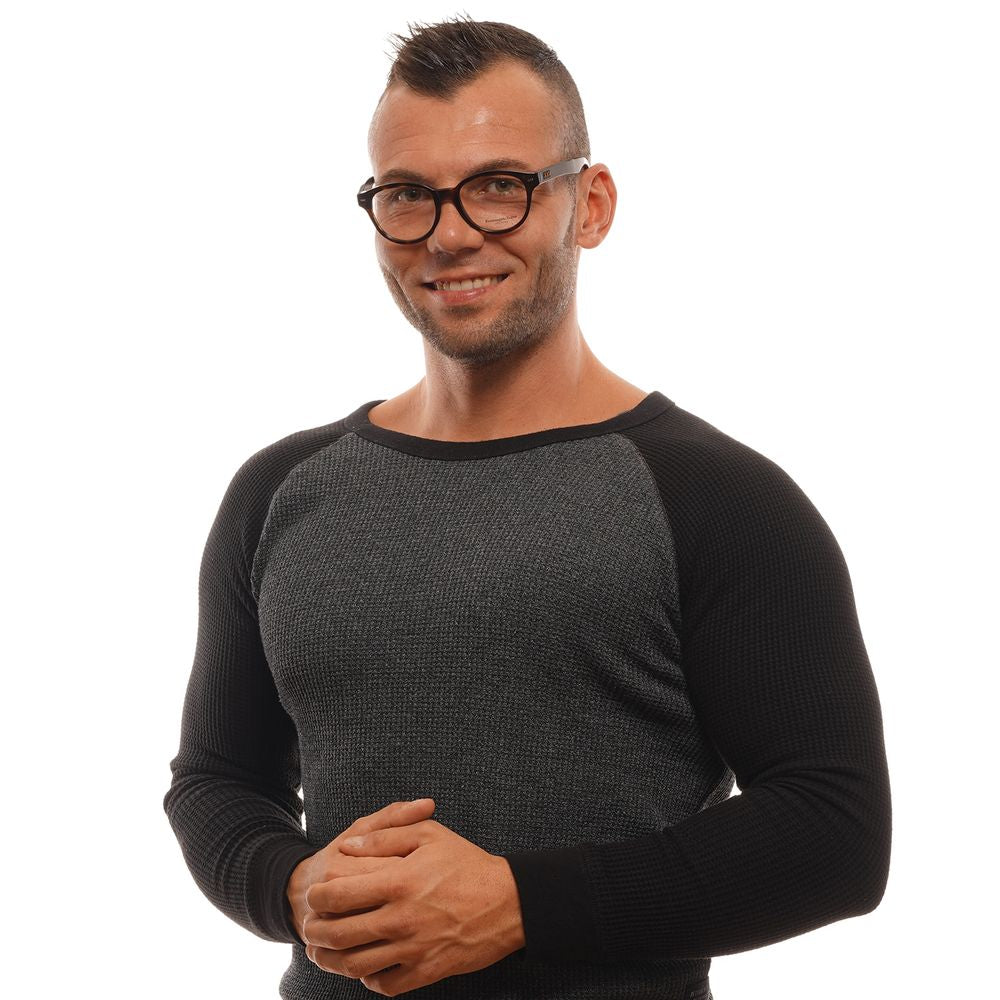 Montures de lunettes marron Ermenegildo Zegna pour homme