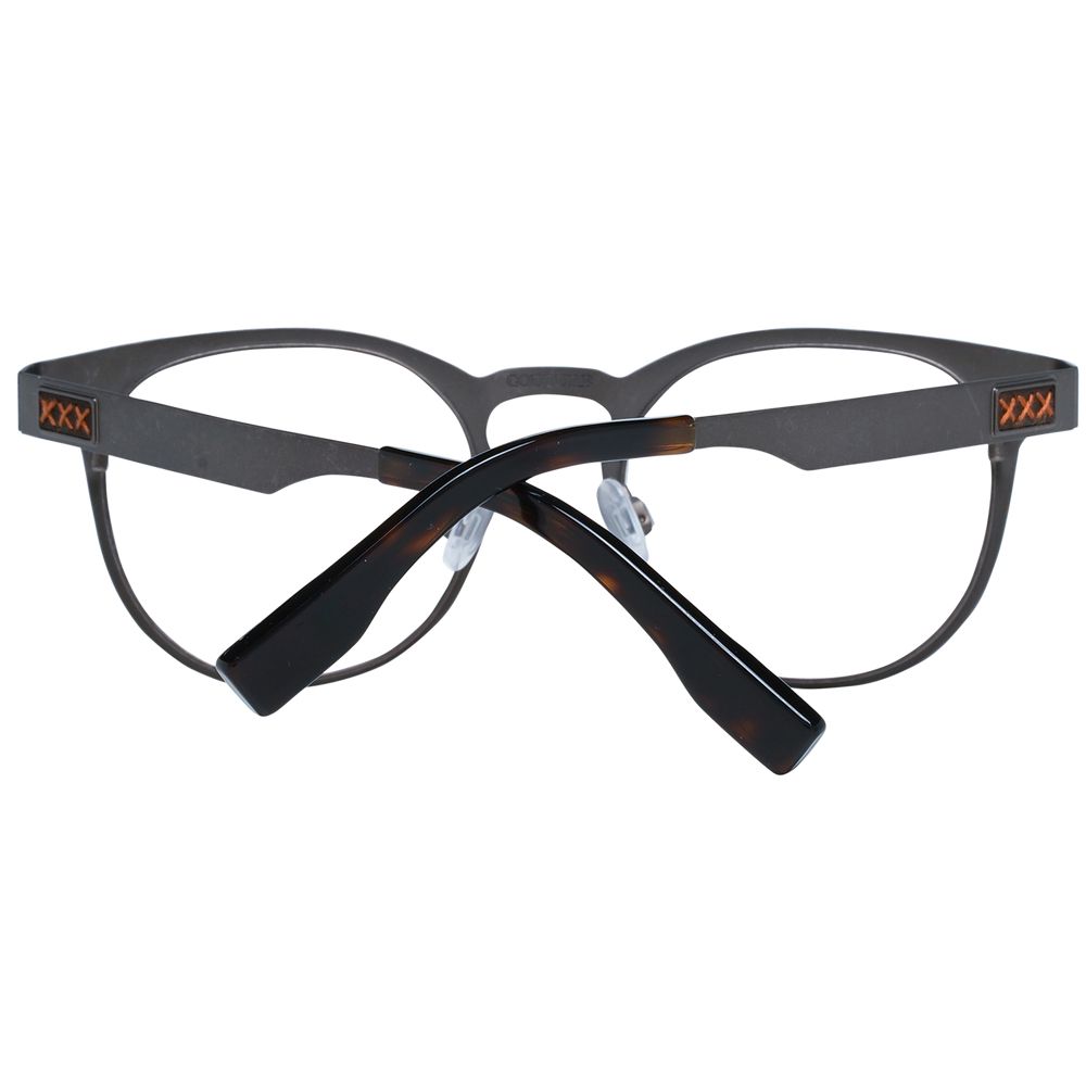 Montures de lunettes Ermenegildo Zegna grises pour homme