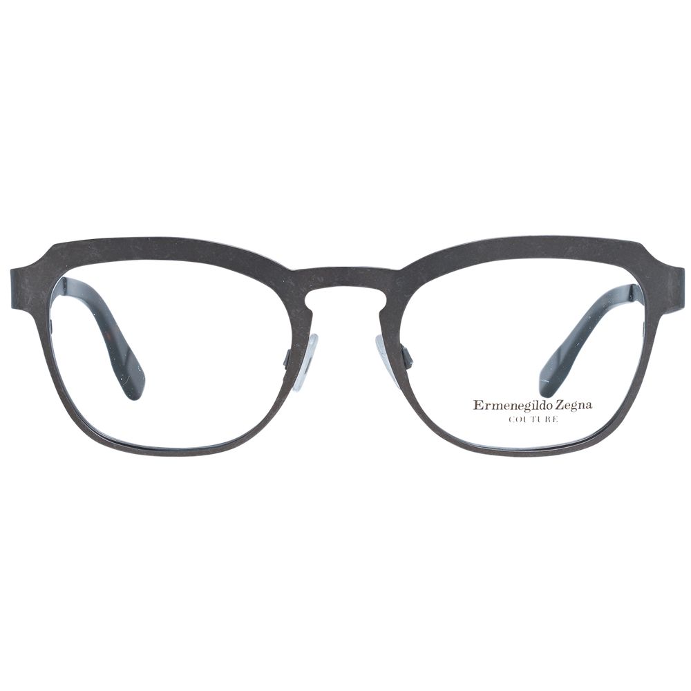 Montures de lunettes Ermenegildo Zegna grises pour homme