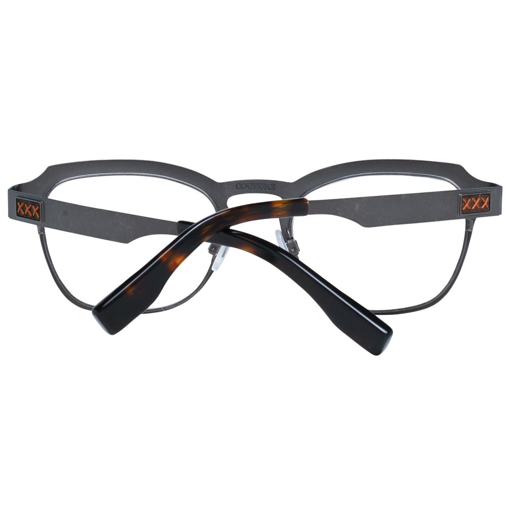 Montures de lunettes Ermenegildo Zegna grises pour homme
