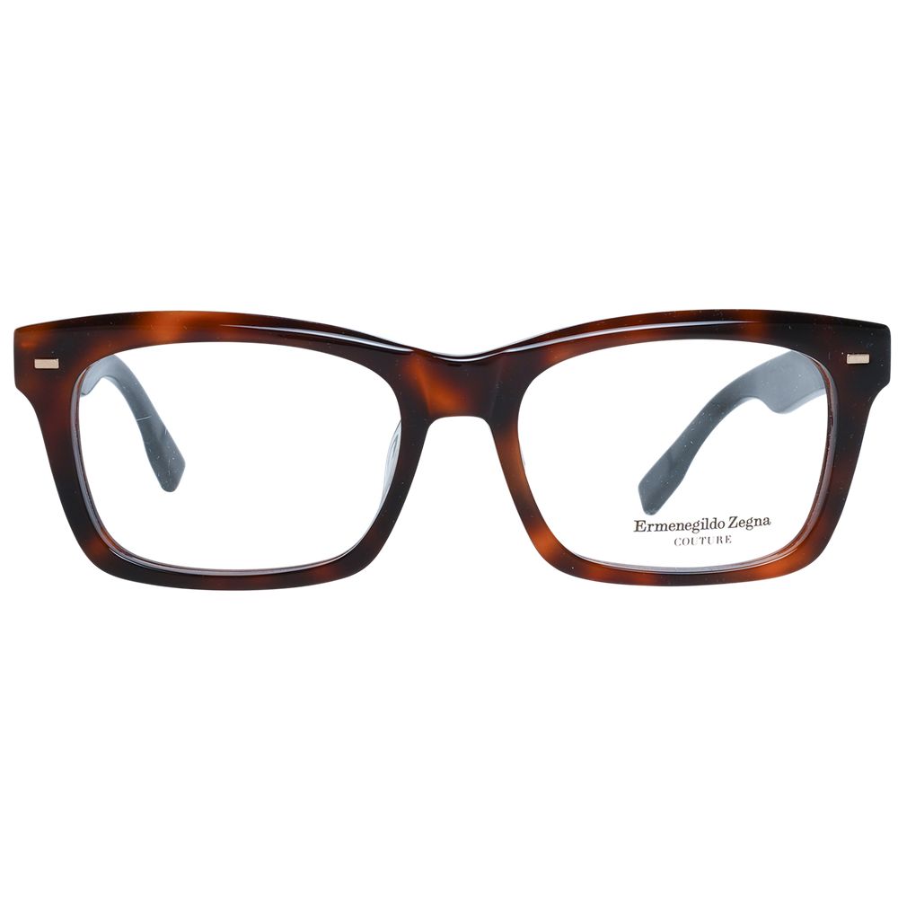 Montures de lunettes marron Ermenegildo Zegna pour homme