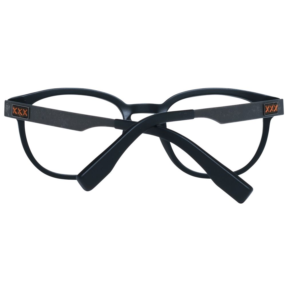 Montures de lunettes noires Ermenegildo Zegna pour homme