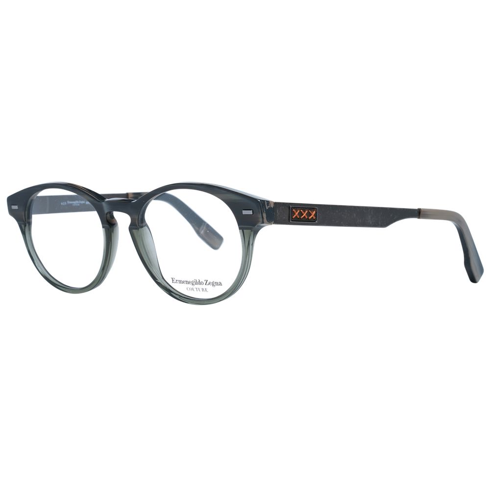 Montures de lunettes Ermenegildo Zegna grises pour homme