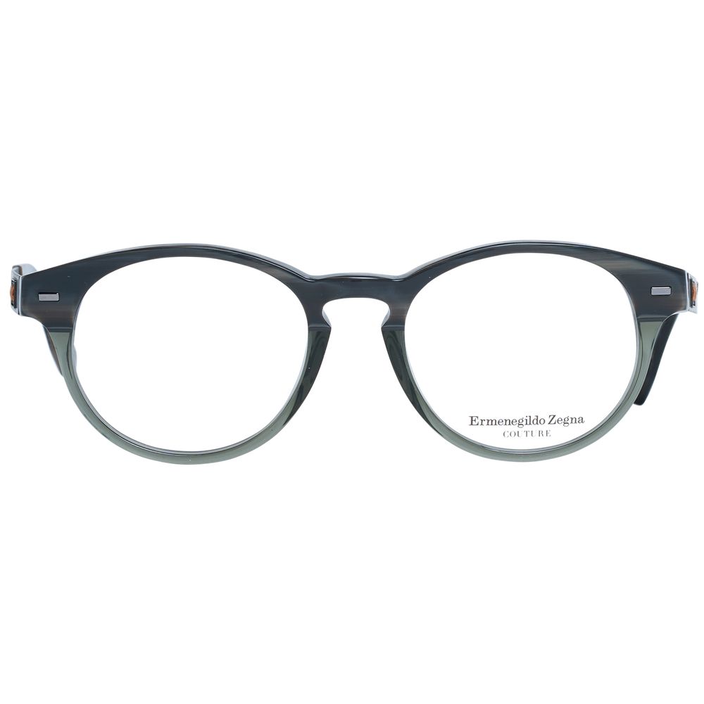 Montures de lunettes Ermenegildo Zegna grises pour homme