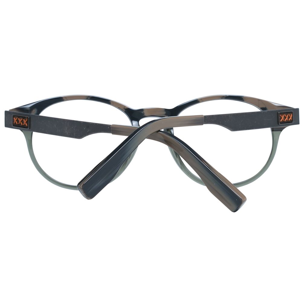 Montures de lunettes Ermenegildo Zegna grises pour homme