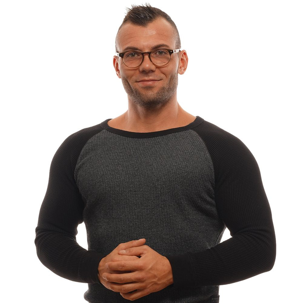 Montures de lunettes marron Ermenegildo Zegna pour homme