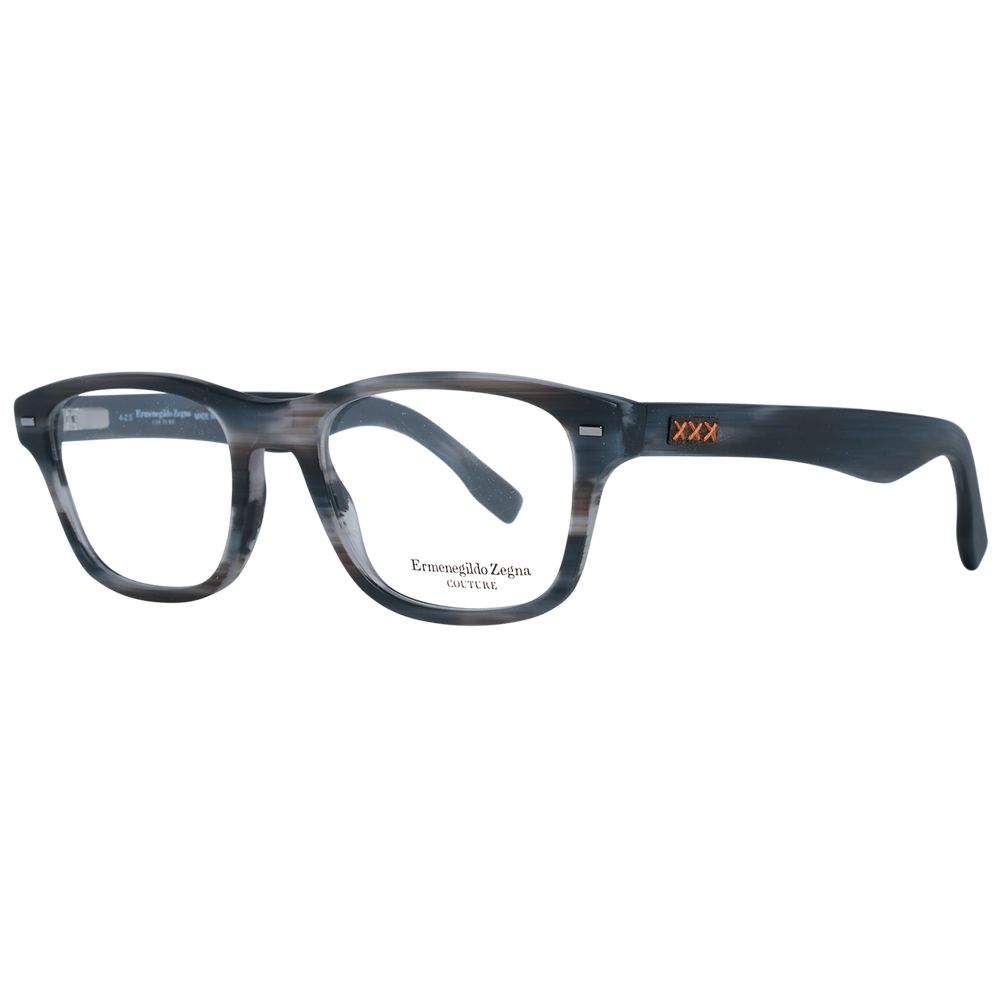 Montures de lunettes Ermenegildo Zegna grises pour homme
