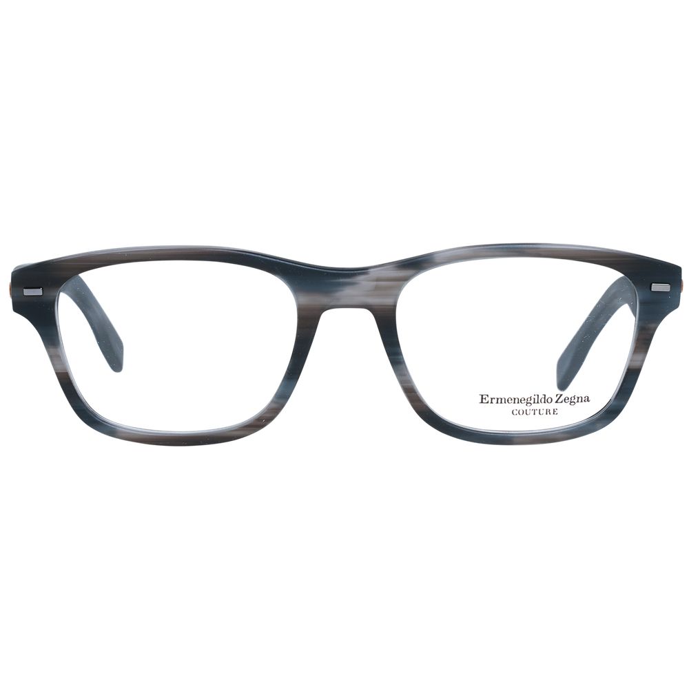 Montures de lunettes Ermenegildo Zegna grises pour homme