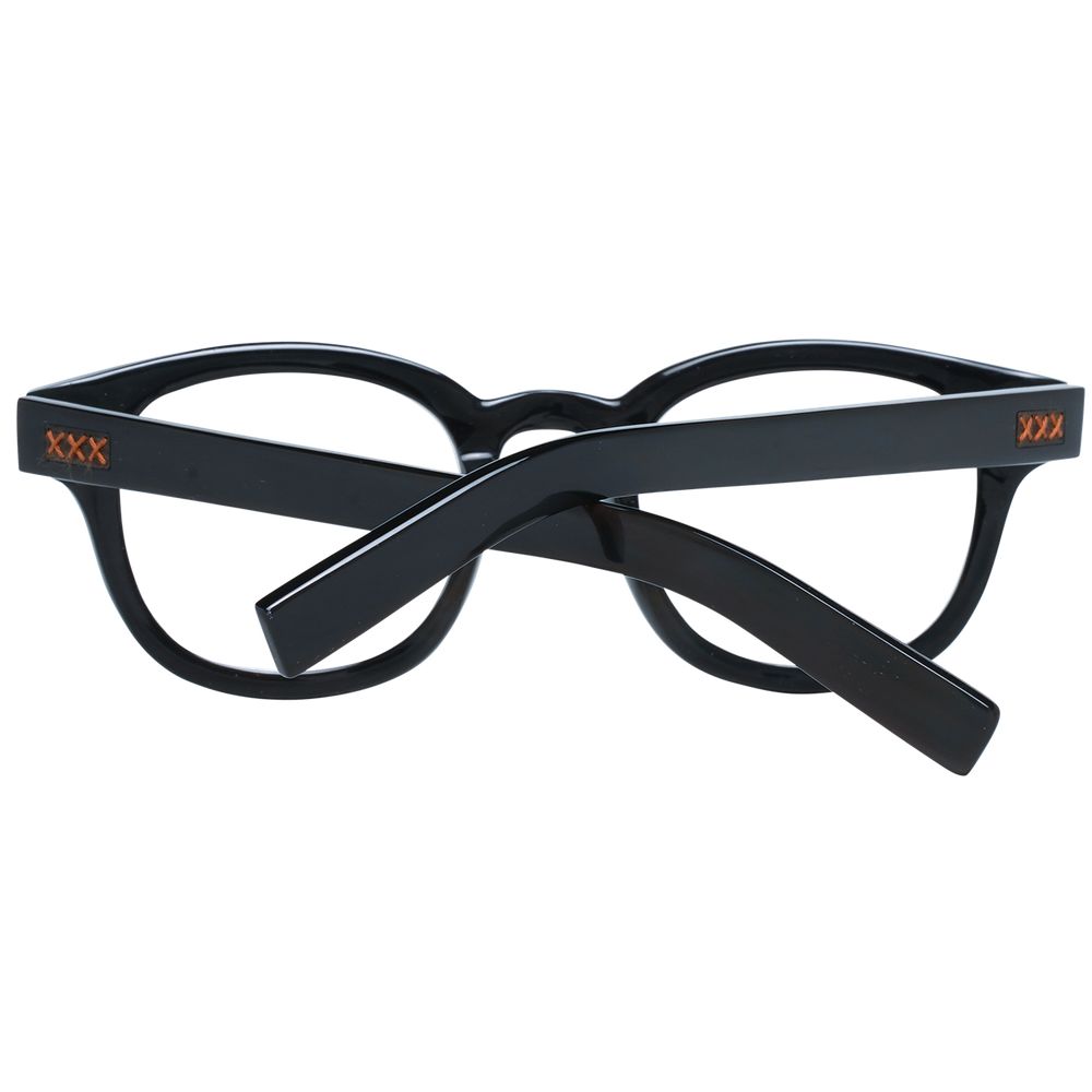 Montures de lunettes marron Ermenegildo Zegna pour homme