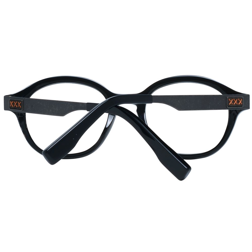 Montures de lunettes noires Ermenegildo Zegna pour homme