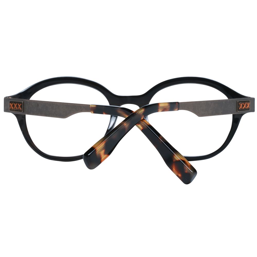 Montures de lunettes marron Ermenegildo Zegna pour homme