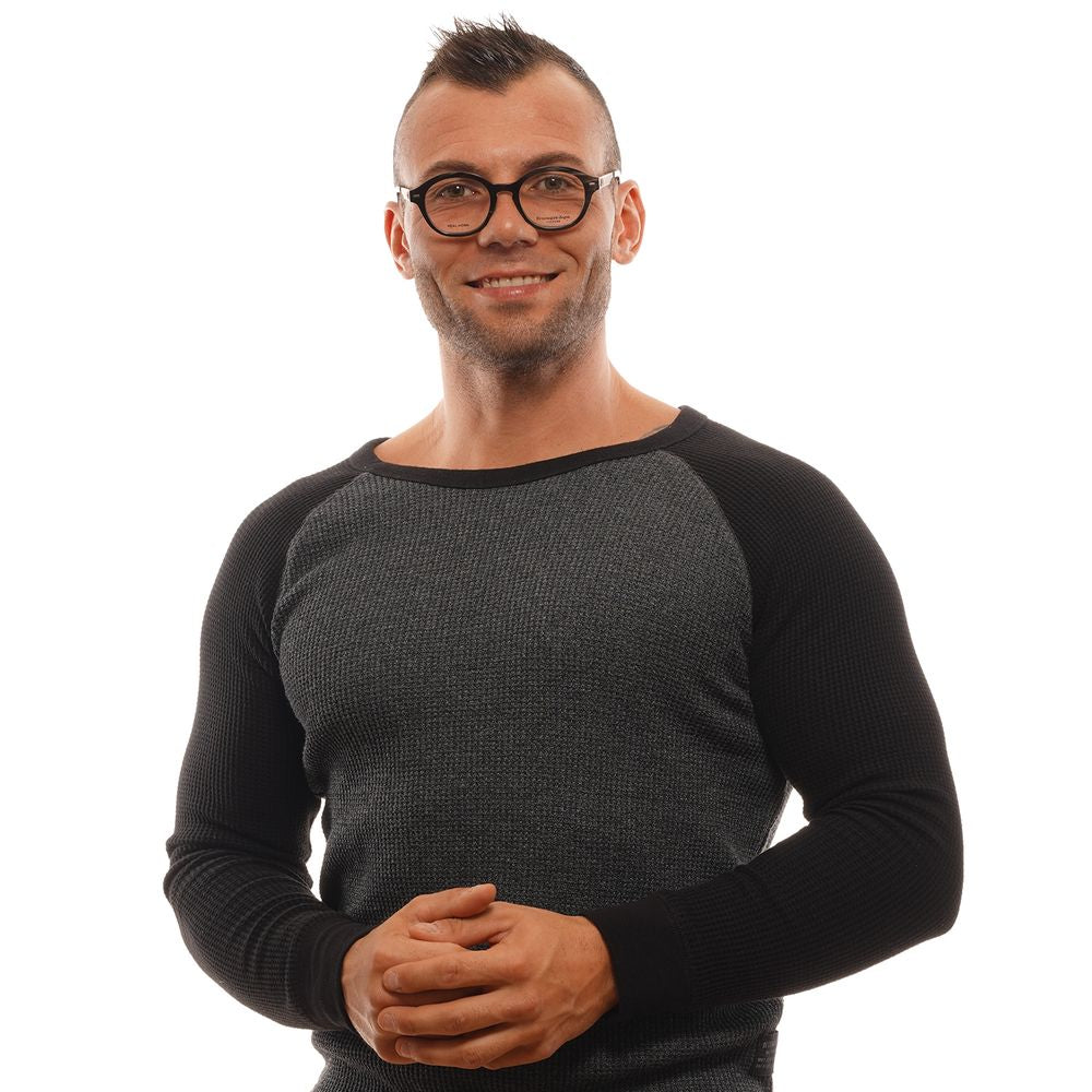 Montures de lunettes marron Ermenegildo Zegna pour homme