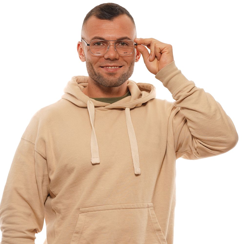 Montures optiques BMW Silver pour hommes