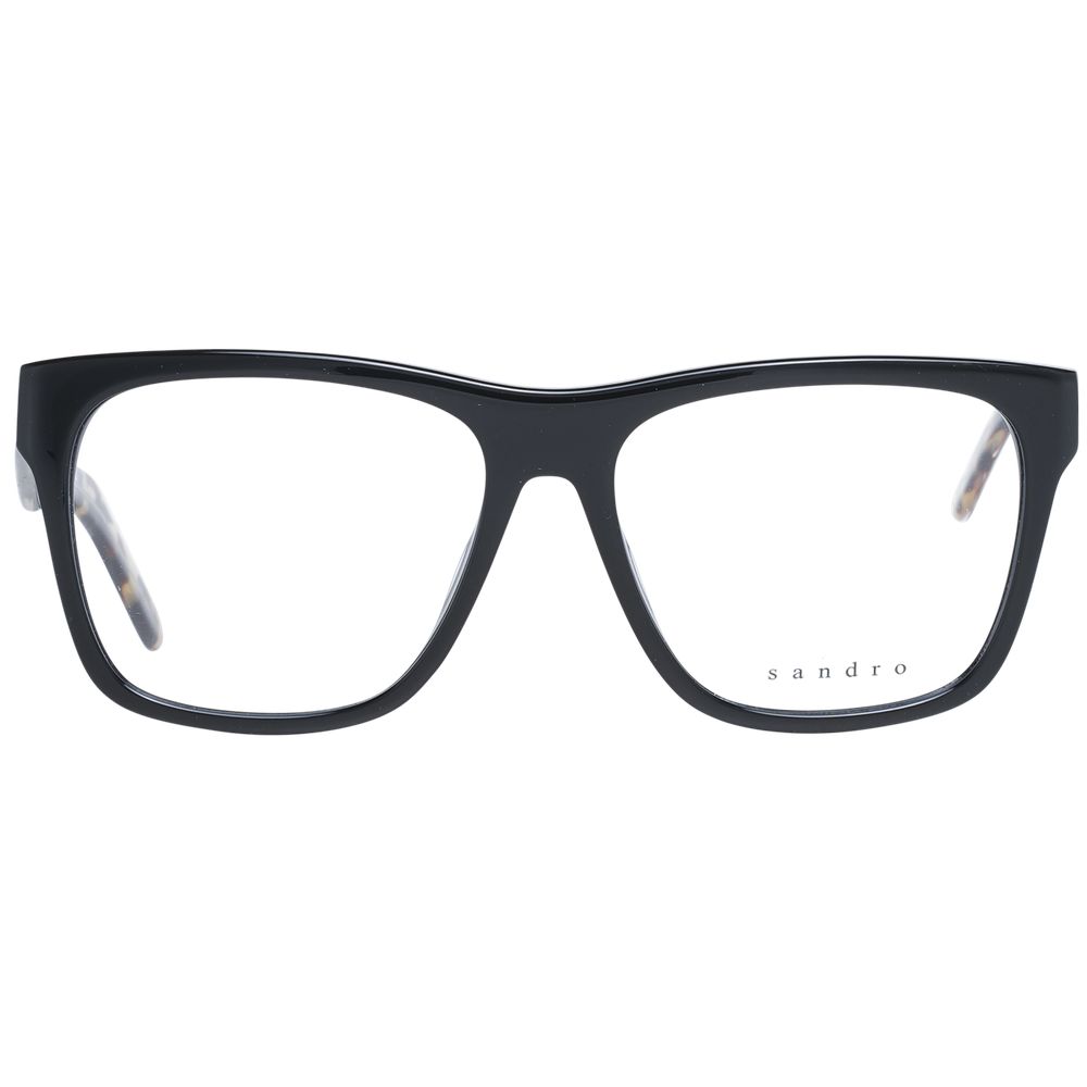 Montures optiques noires pour hommes Sandro