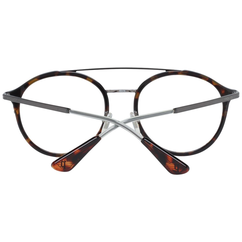 Montures optiques marron pour hommes de la police