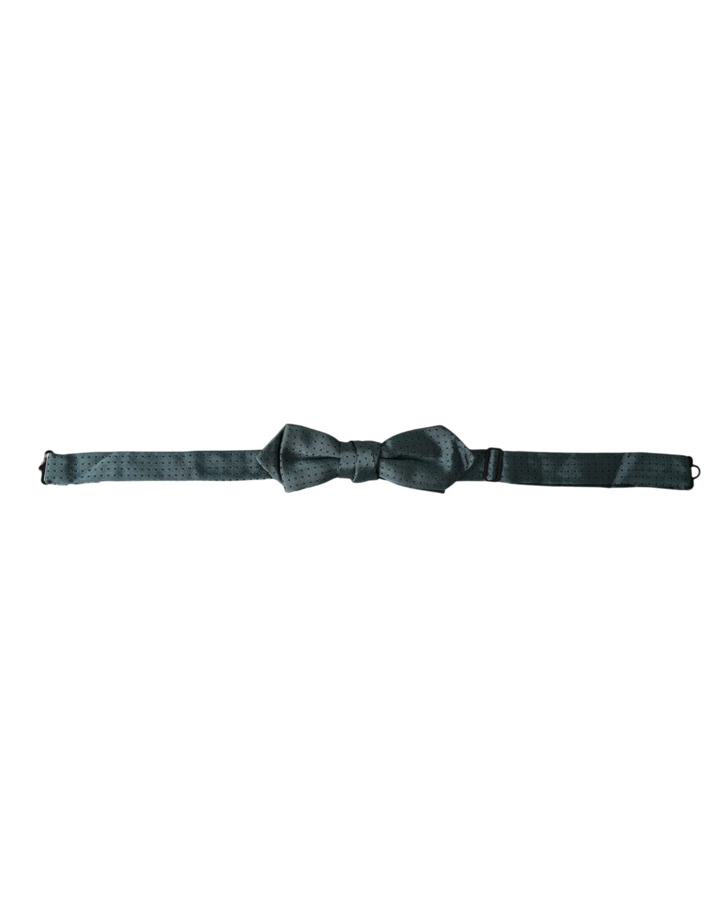 Nœud papillon ajustable en soie verte fantaisie Dolce & Gabbana pour homme