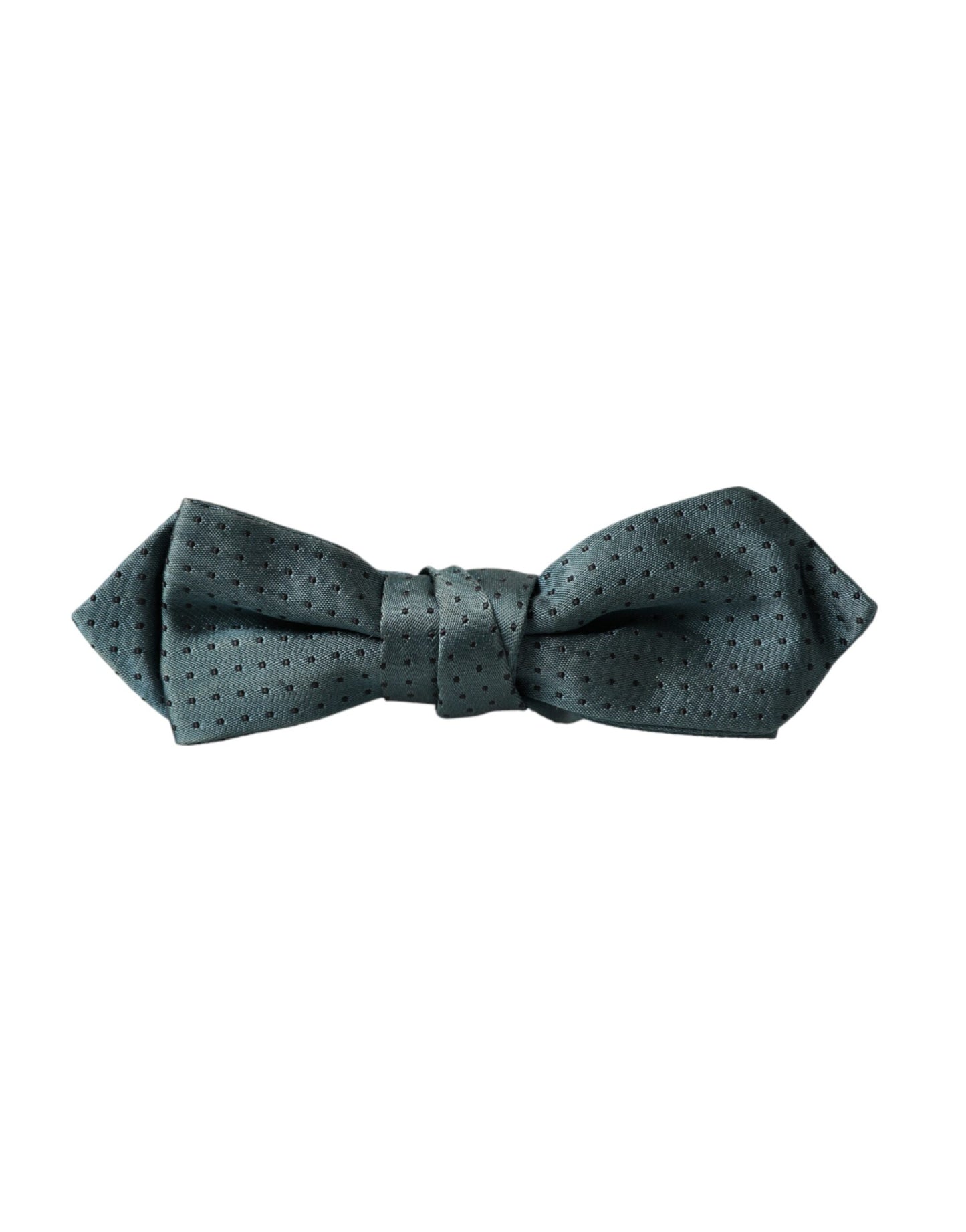 Nœud papillon ajustable en soie verte fantaisie Dolce & Gabbana pour homme