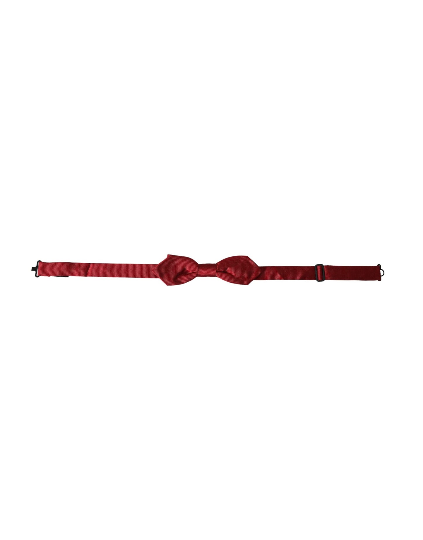 Nœud papillon ajustable en jacquard de soie rouge Dolce & Gabbana pour homme
