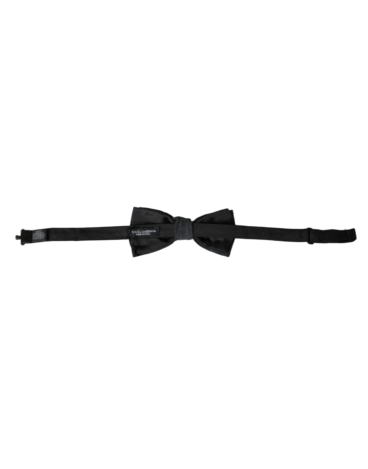 Nœud papillon ajustable en soie gris foncé Dolce & Gabbana pour homme