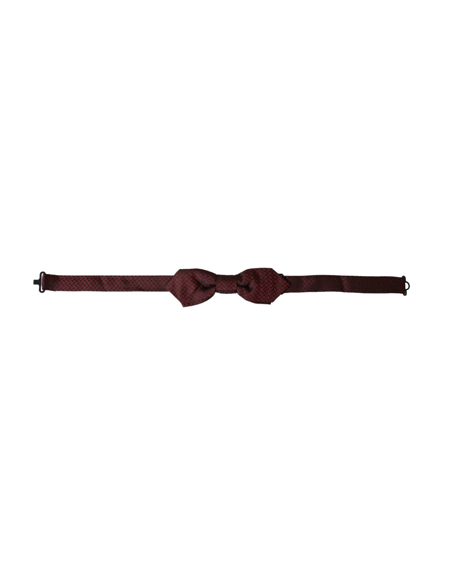 Nœud papillon ajustable en soie rouge fantaisie Dolce & Gabbana pour homme