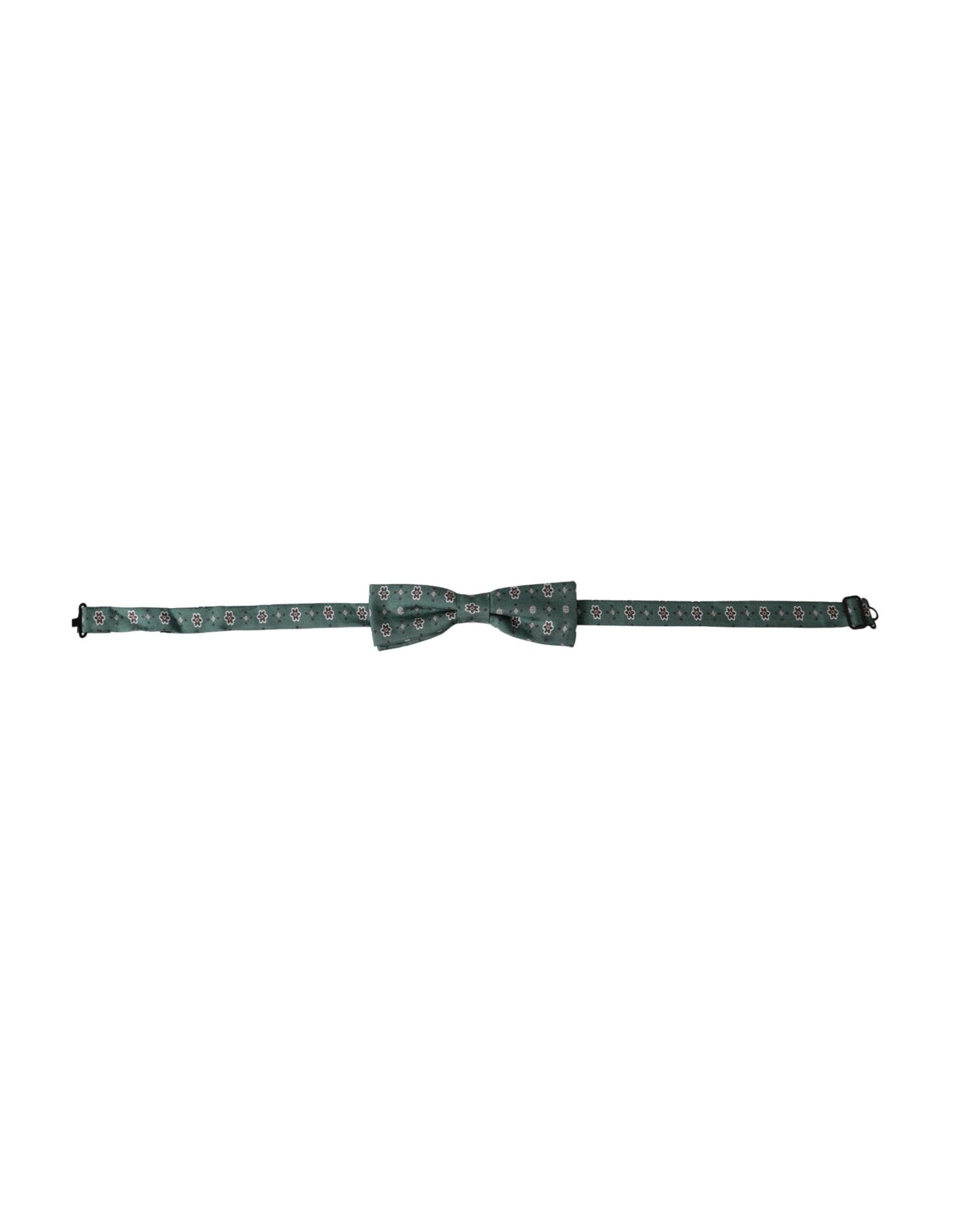Nœud papillon ajustable à fleurs vert menthe Dolce & Gabbana pour homme