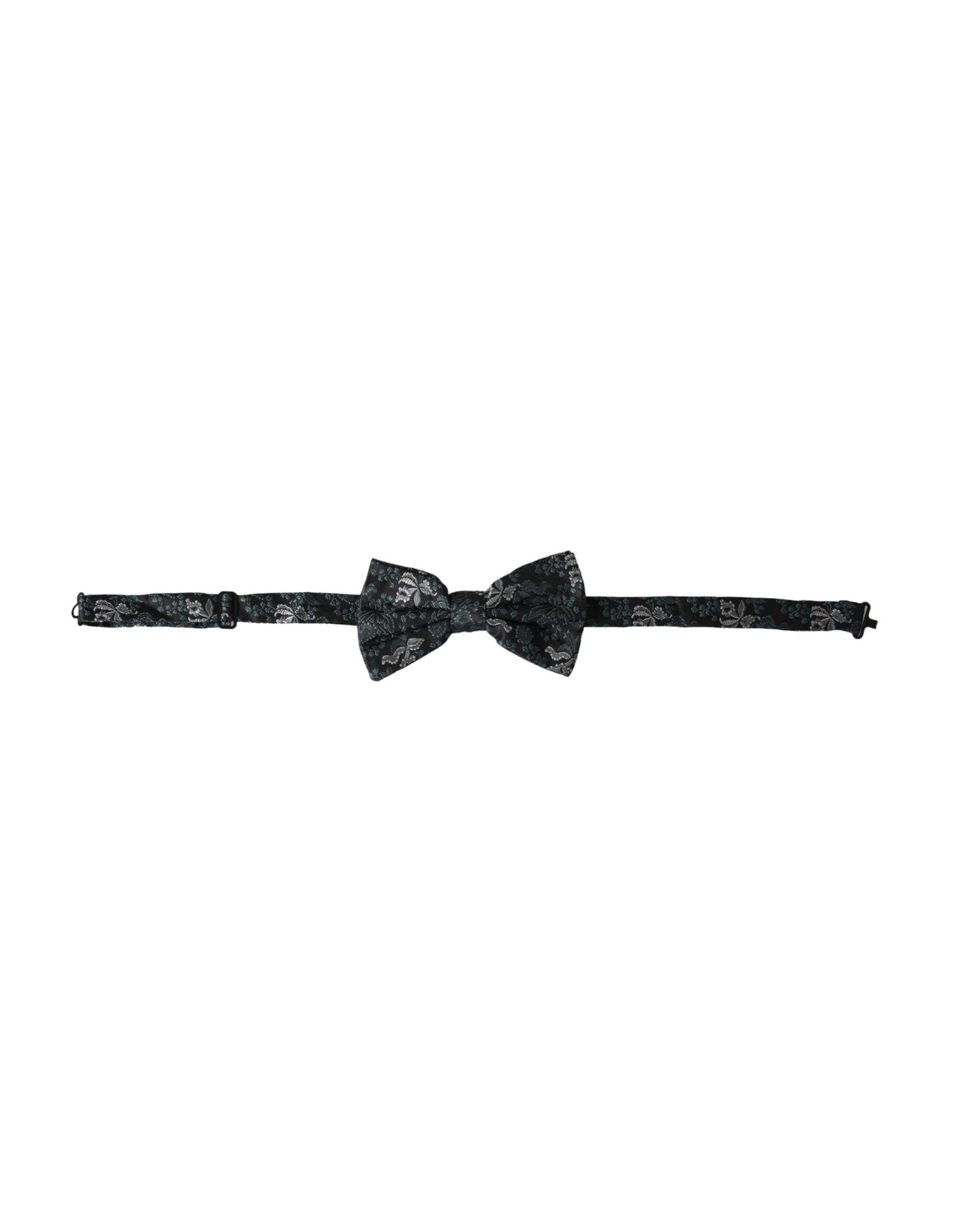 Nœud papillon ajustable en soie à motif floral multicolore Dolce & Gabbana pour homme