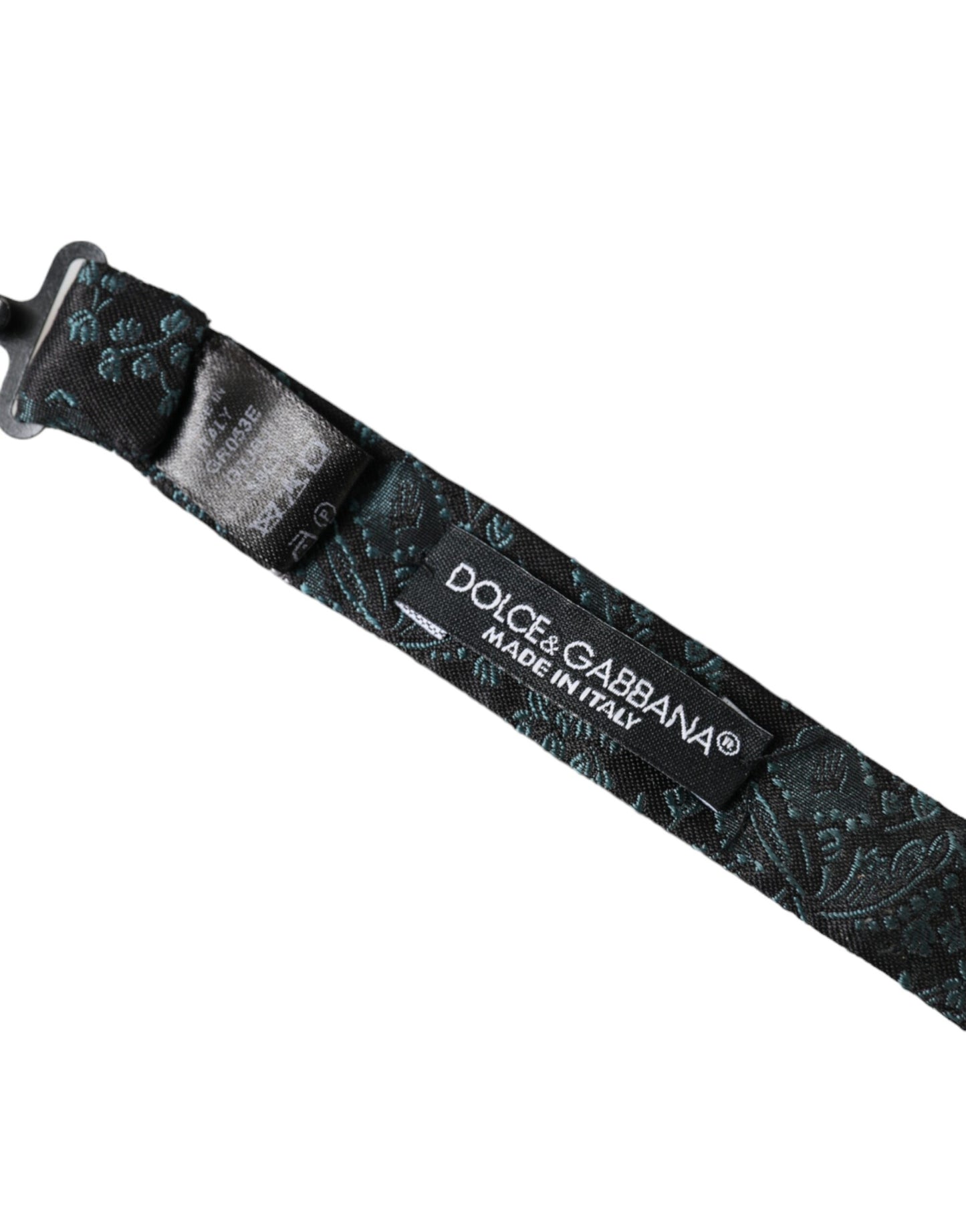 Nœud papillon ajustable en soie à motif floral multicolore Dolce & Gabbana pour homme