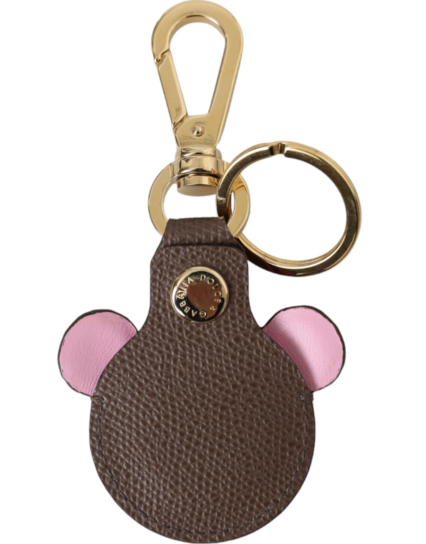 Porte-clés Dolce & Gabbana en cuir de veau Dauphine multicolore avec logo DG