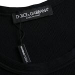 T-shirt sans manches Dolce & Gabbana pour homme, débardeur noir