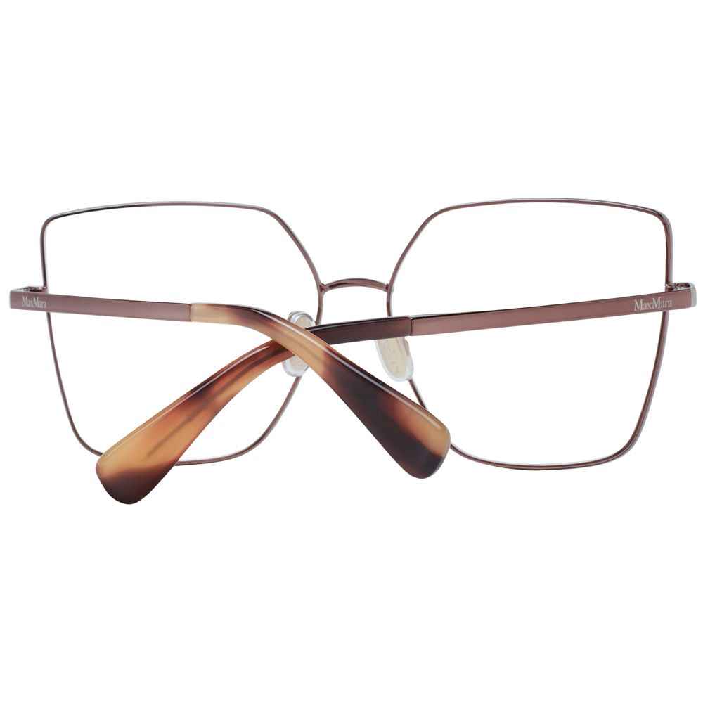 Max Mara Brilmontuur Metaal Bruin 60mm Luxe Collectie