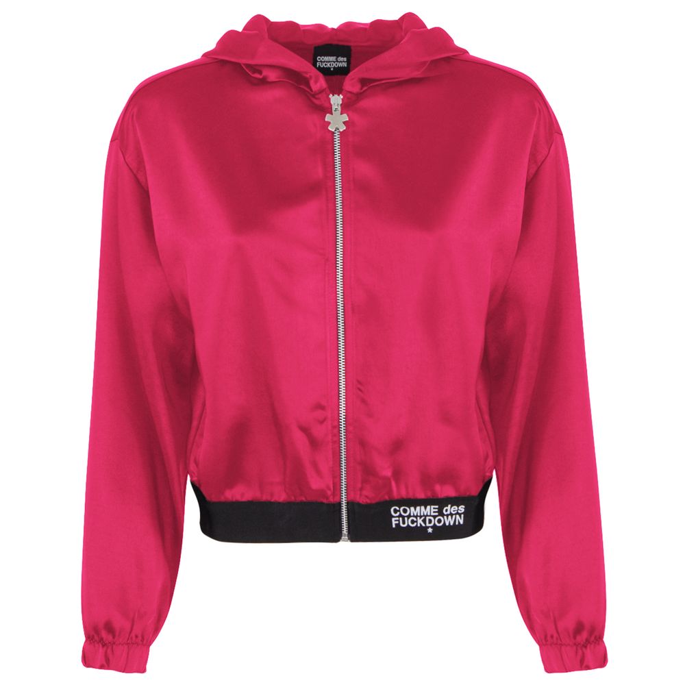 Comme Des Fuckdown Fuchsia Polyester Sweater by Comme Des Fuckdown